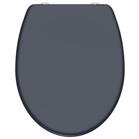 SCHÜTTE Toilettensitz mit Soft-Close-Funktion und Schnellverschluss in ANTHRAZIT aus Duroplast von , Toiletten- und Bidetsitz...