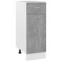 Armario bajo cajón madera ingeniería gris hormigón 30x46x81,5cm de , Armarios de cocina - Ref: Foro24-801208, Precio: 85,21 €