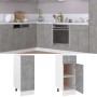 Unterschrank mit Schublade aus grauem Beton-Holzwerkstoff 30x46x81,5cm. von , Küchenschränke - Ref: Foro24-801208, Preis: 81,...