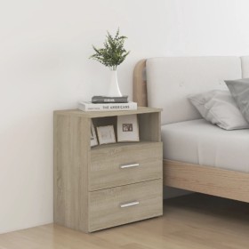 Mesita de noche roble Sonoma 50x32x60 cm de , Mesitas de noche - Ref: Foro24-803278, Precio: 56,02 €, Descuento: %