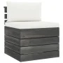 Muebles de jardín de palets 2 piezas cojines madera maciza pino de vidaXL, Conjuntos de jardín - Ref: Foro24-3061673, Precio:...