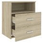 Mesita de noche roble Sonoma 50x32x60 cm de , Mesitas de noche - Ref: Foro24-803278, Precio: 55,95 €, Descuento: %