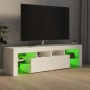 TV-Möbel mit LED-Lichtern weiß 140x36,6x40 cm von , TV-Möbel - Ref: Foro24-804364, Preis: 107,63 €, Rabatt: %