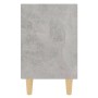 Nachttische 2 Stück, Holzbeine in Betongrau, 40x30x50 cm. von , Nachttische - Ref: Foro24-805788, Preis: 57,32 €, Rabatt: %