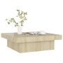 Oak Sonoma plywood coffee table 90x90x28 cm by , Coffee table - Ref: Foro24-806915, Price: 88,80 €, Discount: %