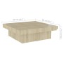 Oak Sonoma plywood coffee table 90x90x28 cm by , Coffee table - Ref: Foro24-806915, Price: 88,80 €, Discount: %