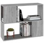 Regal/Trennwand in Sonoma-Grau 80x24x63 cm von , TV-Möbel - Ref: Foro24-826645, Preis: 33,65 €, Rabatt: %