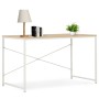 Schreibtisch für Computer in Weiß und Eiche, 120x60x70 cm. von , Schreibtische - Ref: Foro24-20259, Preis: 85,46 €, Rabatt: %