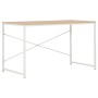 Schreibtisch für Computer in Weiß und Eiche, 120x60x70 cm. von , Schreibtische - Ref: Foro24-20259, Preis: 85,46 €, Rabatt: %