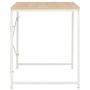 Schreibtisch für Computer in Weiß und Eiche, 120x60x70 cm. von , Schreibtische - Ref: Foro24-20259, Preis: 85,46 €, Rabatt: %