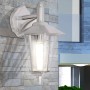 Wandleuchte mit abwärts gerichtetem Licht für den Außenbereich aus Edelstahl von , Außenbeleuchtung - Ref: Foro24-42222, Prei...