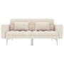 Cream-colored fabric sofa bed by , Sofas - Ref: Foro24-247216, Price: 478,81 €, Discount: %