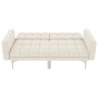 Cream-colored fabric sofa bed by , Sofas - Ref: Foro24-247216, Price: 478,81 €, Discount: %