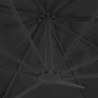 Garden cantilever umbrella with black aluminum pole 4x3 m by , Umbrellas - Ref: Foro24-47001, Price: 295,97 €, Discount: %
