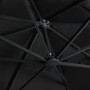 Cantilever umbrella with LED lights and black aluminum pole 400x300 cm by , Umbrellas - Ref: Foro24-47008, Price: 341,44 €, D...