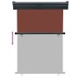 Brown balcony side awning 125x250 cm by , Umbrellas - Ref: Foro24-48423, Price: 80,61 €, Discount: %