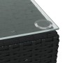 Garden set with 4-piece black synthetic rattan cushions by , Garden sets - Ref: Foro24-317540, Price: 412,32 €, Discount: %