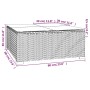 Gartenmöbel-Set mit 4-teiligen Kissen aus schwarzem Kunststoff-Rattan von , Gartensets - Ref: Foro24-317540, Preis: 412,32 €,...