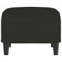 Fußstütze aus schwarzem Stoff 60x50x41 cm von , Osmanen - Ref: Foro24-349283, Preis: 53,65 €, Rabatt: %