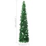 Künstlicher aufklappbarer Weihnachtsbaum aus grünem PET, 180 cm. von , Weihnachtsbäume - Ref: Foro24-320990, Preis: 39,66 €, ...