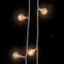 Garland of lights with 8 functions, 20m long, 200 warm white LED bulbs. by , Christmas lights - Ref: Foro24-328810, Price: 25...