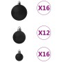 Weihnachtskugelspiel 100 Stück schwarz von , Festliche Dekorationen - Ref: Foro24-330083, Preis: 30,07 €, Rabatt: %