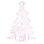 Faltbares Weihnachtsbaum-Figur-Set in warmweiß, 3-teilig, 87x87x93 cm. von , Weihnachtsbeleuchtung - Ref: Foro24-343297, Prei...