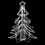 Faltbares Weihnachtsbaum-Figur-Set in warmweiß, 3-teilig, 87x87x93 cm. von , Weihnachtsbeleuchtung - Ref: Foro24-343297, Prei...