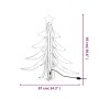 Faltbares Weihnachtsbaum-Figur-Set in warmweiß, 3-teilig, 87x87x93 cm. von , Weihnachtsbeleuchtung - Ref: Foro24-343297, Prei...