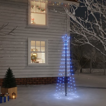 Christmas tree with 108 blue LED spikes 180 cm by , Christmas trees - Ref: Foro24-343553, Price: 32,59 €, Discount: %