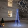 Christmas tree with 108 blue LED spikes 180 cm by , Christmas trees - Ref: Foro24-343553, Price: 32,59 €, Discount: %