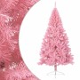 Halber künstlicher Weihnachtsbaum mit rosa PVC-Ständer, 180 cm. von , Weihnachtsbäume - Ref: Foro24-344672, Preis: 38,59 €, R...