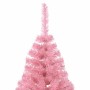Halber künstlicher Weihnachtsbaum mit rosa PVC-Ständer, 180 cm. von , Weihnachtsbäume - Ref: Foro24-344672, Preis: 38,59 €, R...