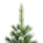 Artificial Christmas tree with hinged branches and flocked snow 240 cm by , Christmas trees - Ref: Foro24-356745, Price: 231,...
