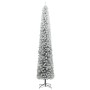 Schmaler Weihnachtsbaum mit Ständer und künstlichem Schnee aus PVC, 270 cm. von , Weihnachtsbäume - Ref: Foro24-357686, Preis...