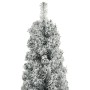 Schmaler Weihnachtsbaum mit Ständer und künstlichem Schnee aus PVC, 270 cm. von , Weihnachtsbäume - Ref: Foro24-357686, Preis...
