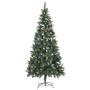 Künstlicher Weihnachtsbaum mit Lichtern und Zapfen, 210 cm. von , Weihnachtsbäume - Ref: Foro24-3077748, Preis: 144,56 €, Rab...