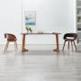 Silla de comedor madera curvada y tela gris de , Sillas de comedor - Ref: Foro24-283111, Precio: 217,96 €, Descuento: %