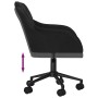 Schwarzer Samtbürostuhl mit Drehfunktion von , Bürostühle - Ref: Foro24-344873, Preis: 114,05 €, Rabatt: %