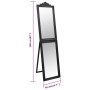 Black standing mirror 40x160 cm by , Mirrors - Ref: Foro24-351523, Price: 75,81 €, Discount: %