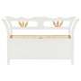 Banco madera maciza abeto blanco 107x45x75,5 cm de , Bancos para recibidores y almacenamiento - Ref: Foro24-351774, Precio: 1...
