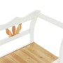 Massive Holzbank aus weißer Fichte 107x45x75,5 cm von , Bänke für Hallen und Lager - Ref: Foro24-351774, Preis: 168,71 €, Rab...
