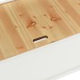 Banco madera maciza abeto blanco 107x45x75,5 cm de , Bancos para recibidores y almacenamiento - Ref: Foro24-351774, Precio: 1...