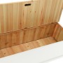 Massive Holzbank aus weißer Fichte 107x45x75,5 cm von , Bänke für Hallen und Lager - Ref: Foro24-351774, Preis: 168,71 €, Rab...
