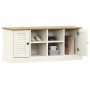Schuhbank VIGO aus massiver Kiefer in Weiß 106x35x45 cm von , Bänke für Hallen und Lager - Ref: Foro24-353179, Preis: 168,15 ...