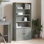 VIGO solid pine wood bookcase in gray, 85x35x170 cm by , Bookcases and shelves - Ref: Foro24-353198, Price: 233,74 €, Discoun...