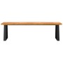 Solid acacia wood live edge bench 160 cm by , Benches for halls and storage - Ref: Foro24-353295, Price: 176,51 €, Discount: %