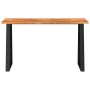 Solid acacia wood live edge console table 140x40x80 cm by , Side tables - Ref: Foro24-353297, Price: 171,14 €, Discount: %