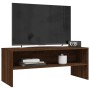 Fernsehmöbel aus braunem Eichenfurnierholz 100x40x40 cm. von , TV-Möbel - Ref: Foro24-815233, Preis: 54,99 €, Rabatt: %