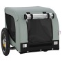 Bicycle pet trailer, iron frame, Oxford fabric in gray and black. by , pet strollers - Ref: Foro24-93993, Price: 92,81 €, Dis...